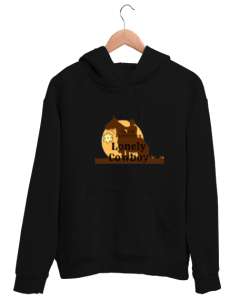 Cowboy Siyah Unisex Kapşonlu Sweatshirt