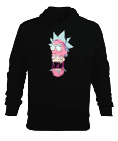 Crazy Rick Erkek Kapüşonlu Hoodie Sweatshirt