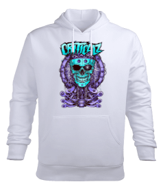 Criticalz Tasarım Baskılı Erkek Kapüşonlu Hoodie Sweatshirt