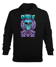 Criticalz Tasarım Baskılı Erkek Kapüşonlu Hoodie Sweatshirt