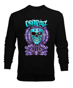 Criticalz Tasarım Baskılı Erkek Sweatshirt