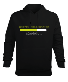 Crypto Millionaire Erkek Kapüşonlu Hoodie Sweatshirt