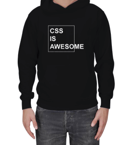 CSS is Awesome Erkek Kapşonlu