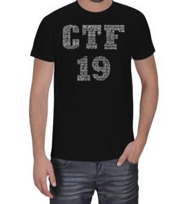 CTF 19 SİYAH Erkek Tişört