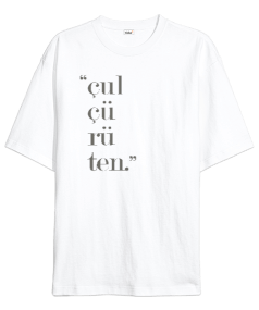 Çul Çürüten Oversize Unisex Tişört