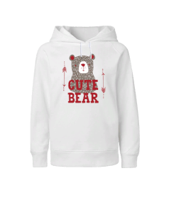 CUTE BEAR Çocuk Unisex Hoodie Kapüşonlu