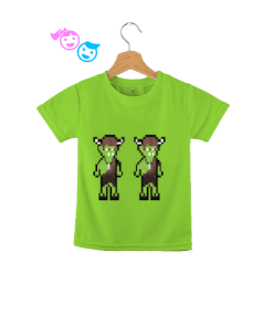 Cute Troll Kids Pixel art Çocuk Unisex