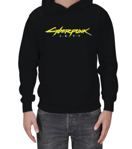 CyberPunk 2077 Erkek Kapüşonlu Hoodie Sweatshirt