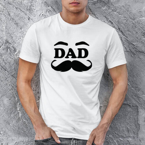 Dad Baba Tasarımlı Erkek Kısa Kol Tişört - Tekli Kombin
