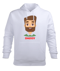 Daddy Erkek Kapüşonlu Hoodie Sweatshirt