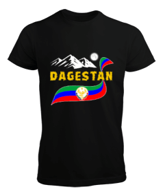 Dağıstan bayrağı,Dağıstan logosu. Erkek Tişört