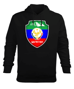 Dağıstan,Kafkas,Dağıstan Bayrağı,Dağıstan logosu. Erkek Kapüşonlu Hoodie Sweatshirt