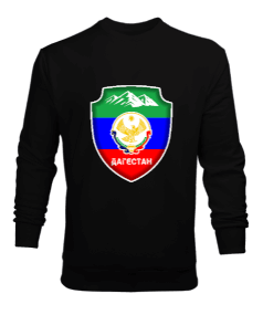 Dağıstan,Kafkas,Dağıstan Bayrağı,Dağıstan logosu. Erkek Sweatshirt