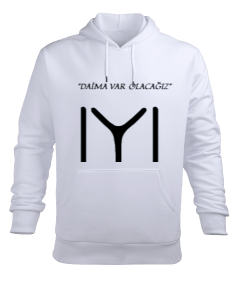 DAİMA VAR OLACAĞIZ Erkek Kapüşonlu Hoodie Sweatshirt