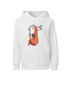 Dala tutunan maymun Çocuk Unisex Hoodie Kapüşonlu