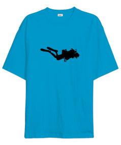 dalış-diving Oversize Unisex Tişört