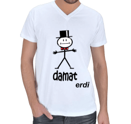 DAMAT OLUYORUM Erkek Basic V Yaka