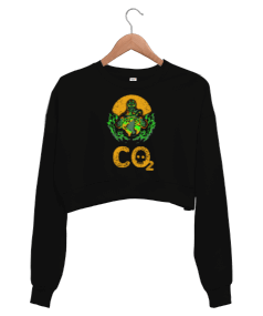 Dangerous CO2 Kadın Crop Sweatshirt