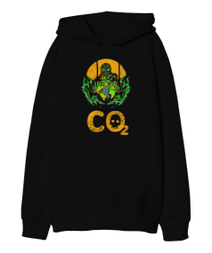 Dangerous CO2 Oversize Unisex Kapüşonlu Sweatshirt