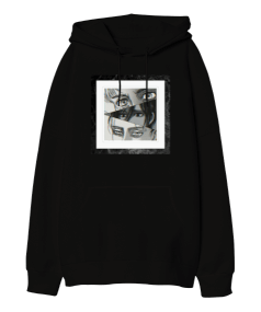 Dark Anime Oversize Unisex Kapüşonlu Sweatshirt