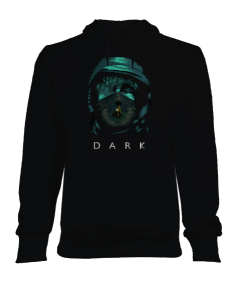 Dark Desenli Hoodie Kadın Kapşonlu Hoodie Sweatshirt