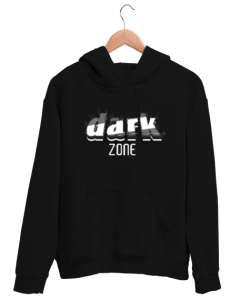 Dark Zone - Karanlık Bölge Siyah Unisex Kapşonlu Sweatshirt