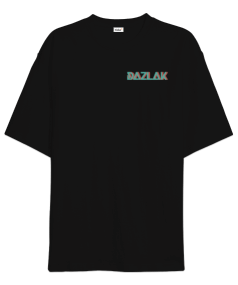 Dazlak Siyah Oversize Unisex Tişört