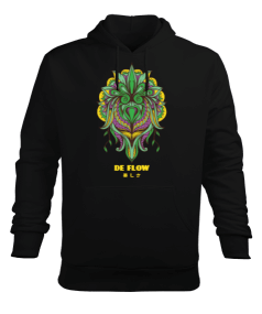 De flow Erkek Kapüşonlu Hoodie Sweatshirt