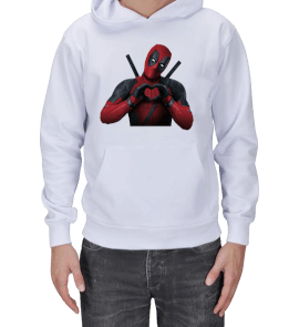 Deadpool Erkek Kapşonlu