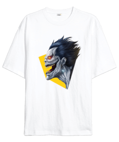 Death Note Anime Ryuk Tasarım Baskılı Oversize Unisex Tişört