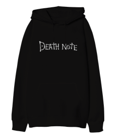 death note Oversize Unisex Kapüşonlu Sweatshirt