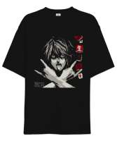 Death Note Siyah Oversize Unisex Tişört - Thumbnail