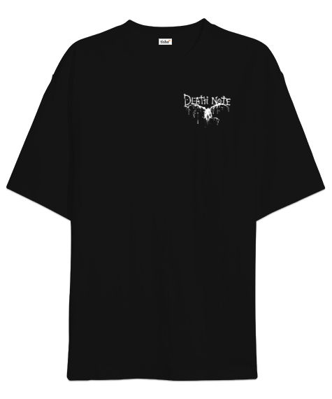 Tisho - Death Note Siyah Oversize Unisex Tişört