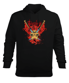 Death Skull Erkek Kapüşonlu Hoodie Sweatshirt