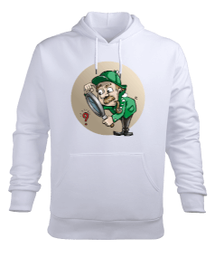 Dedektif Erkek Kapüşonlu Hoodie Sweatshirt