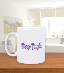 Deep Purple Beyaz Kupa Bardak
