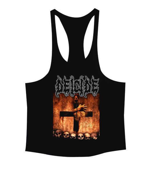 Deicide Siyah Erkek Tank Top Atlet