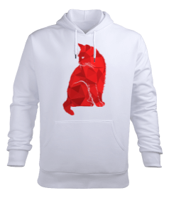 dekorasyon kedi Erkek Kapüşonlu Hoodie Sweatshirt