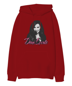 Demi Lovato Oversize Unisex Kapüşonlu Sweatshirt