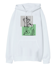 Demon Angel Oversize Unisex Kapüşonlu Sweatshirt