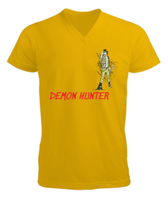 DEMON HUNTER Erkek Kısa Kol V Yaka Tişört