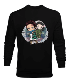 Demon Slayer Baskılı Erkek Sweatshirt