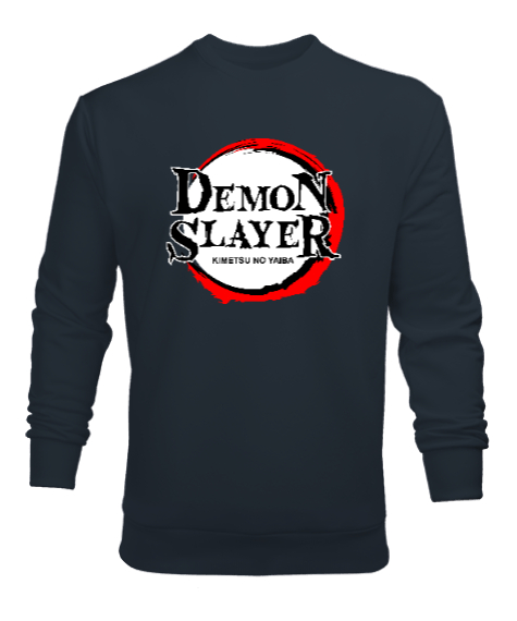 Demon Slayer Blu V1 Füme Erkek Sweatshirt