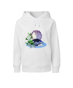 Deniz kabuğu Çocuk Unisex Hoodie Kapüşonlu