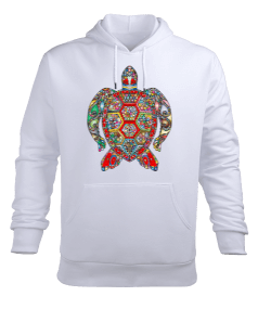 deniz kaplumbağası Erkek Kapüşonlu Hoodie Sweatshirt