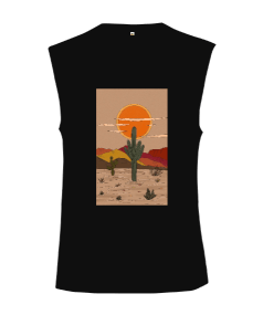 desert Kesik Kol Unisex Tişört