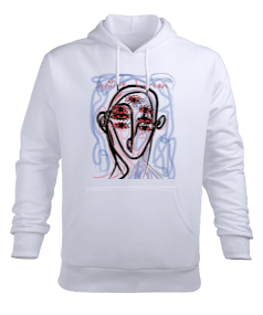 devam Erkek Kapüşonlu Hoodie Sweatshirt