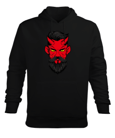 Devil Erkek Kapüşonlu Hoodie Sweatshirt