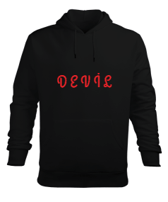 DEVİL Erkek Kapüşonlu Hoodie Sweatshirt