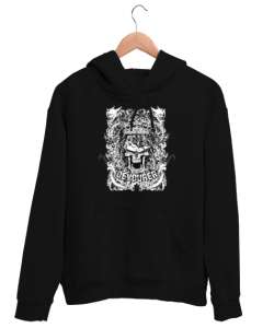 Devil Skull - Kafatası Siyah Unisex Kapşonlu Sweatshirt